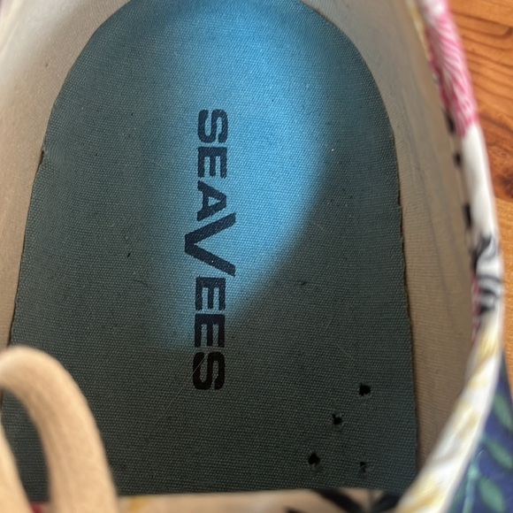 BEAVEES SHOES,  Monterey Sneakers Flower  Patchwork Poplin Twill Women’s 9.5 - Picture 7 of 11